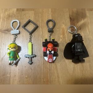 Set of 4 Keychains